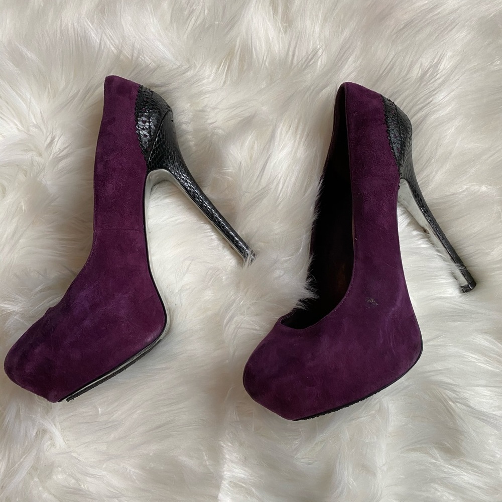 Funky Purple High Heels